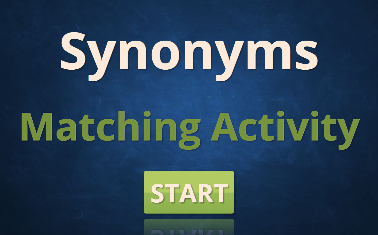 Synonyms, Matching Interactive